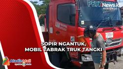 Kronologi Mobil Hilang Kendali dan Tabrak Truk Tangki BBM di Pasuruan