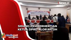 Sidang Pemberhentian Ketua DPRD Alor Ricuh hingga Nyaris Baku Hantam