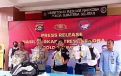  Bawa 20 Kg Sabu Masuk Palembang, 2 Pria Lampung Ditangkap Polisi 
