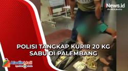 2 Kurir Narkoba Ditangkap saat Bawa 20 Kg Sabu dalam Tas Tenis di Palembang