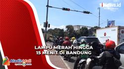Kesal Lampu Merah hingga 15 Menit di Bandung, Begini Keluhan Pengendara<