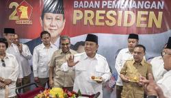 Prabowo Resmikan Kantor Badan Pemenangan Presiden Partai Gerindra