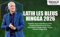 Infografis Didier Deschamps Masih Jadi Pelatih Timnas Prancis hingga 2026