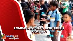Ratusan Anak Mengikuti Lomba Lato-Lato Berhadiah Kambing di Sidoarjo