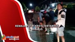 Diduga Gagal Menyalip, Remaja Putri Kritis Tertabrak Minibus di Blitar 