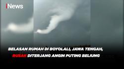 Belasan Rumah di Boyolali, Jawa Tengah, Rusak Diterjang Angin Puting Beliung 