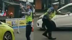 Viral Polisi di Lembang KBB Atur Lalu Lintas Kendaraan sambil Joget Dipuji Warganet