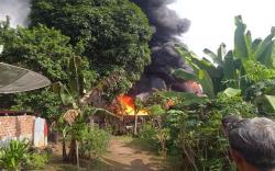  Gudang BBM di Lubuklinggau Terbakar dan Meledak, Warga Berhamburan ke Luar Rumah <