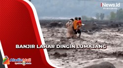 Banjir Lahar Dingin Kembali Terjadi di Lumajang, Warga Nekat Melintas