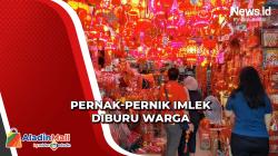 Jelang Perayaan Imlek, Pernak-pernik Imlek Mulai Diburu Warga