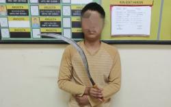 Penganiaya Bercelurit yang Robek Perut Pemuda di Warudoyong Sukabumi Tertangkap