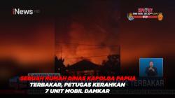 Sebuah Rumah Dinas Kapolda Papua Terbakar, Petugas Kerahkan 7 Unit Mobil DAMKAR 