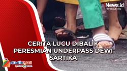 Momen Lucu Dibalik Peresmian Underpass Dewi Sartika Depok yang Diresmikan Ridwan Kamil