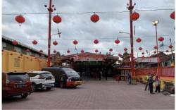 Kelenteng di Palembang Bersolek Sambut Imlek dan Cap Go Meh