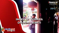Suasana Khusyuk Selimuti Imlek di Wihara Dharma Bakti Jakarta Barat
