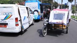 Jadi Tuan Rumah HPN 2023, Ratusan Becak Motor di Medan Ikut Berpartisipasi