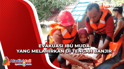 Dramatis, Evakuasi Ibu Muda Melahirkan yang Terjebak di Tengah Kepungan Banjir di Aceh