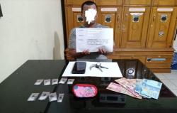 Hendak Transaksi Narkoba di Belakang Pasar, Pria Ini Ditangkap Polisi