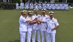 Sertijab, Laksda Erwin S Jabat Pangkoarmada I dan Laksda Agus Hariadi Pangkoarmada III
