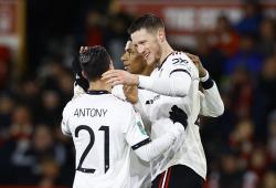 Hasil Piala Liga Inggris: Wout Weghorst Cetak Gol Debut, Man United Bantai Nottingham Forest