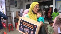 Angka Stunting Tinggi, Polres Cimahi Bantu Makanan Bergizi untuk Warga Kurang Mampu<