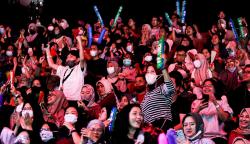 Antusiasme Suporter Beri Dukungan Idola di Indonesia Masters 2023