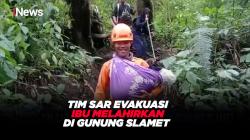 Tim SAR Evakuasi Ibu Melahirkan di Gunung Slamet 
