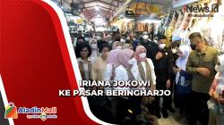 Borong Daster hingga Tas, Iriana Jokowi Naik Becak ke Pasar Beringharjo