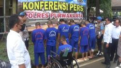 13 Anggota Geng Motor Arabian di Purwakarta Terancam 12 Tahun Penjara<