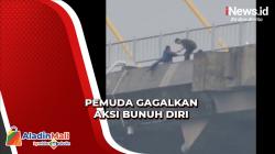 Viral Aksi Pemuda Gagalkan Percobaan Bunuh Diri di Kendari