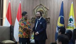 Surya Paloh Temui Airlangga Hartarto, Partai Golkar-NasDem Koalisi?