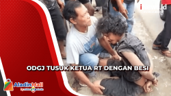 Gunakan Besi Beton, ODGJ Tusuk Ketua RT di Nagrak Sukabumi<