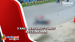 Tiga Kali Berturut-turut Kecelakaan Terjadi di Semarang, Polisi Periksa Lokasi