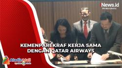 Kemenparekraf Kerja Sama dengan Qatar Airways, Targetkan 7,4 Juta Kunjungan Wisman