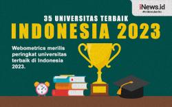 Infografis 35 Universitas Terbaik di Indonesia 2023
