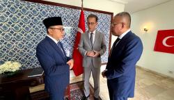 Mendag Zulhas Sambangi Kedubes Turki, Indonesia Siap Bantu Penanganan Gempa