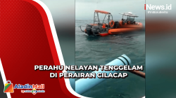 Perahu Nelayan Tenggelam Dihantam Gelombang di Perairan Cilacap, 1 Tewas