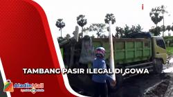 Tambang Pasir Ilegal di Gowa Digerebek Polisi