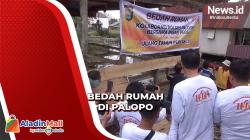 Hari Pers Nasional, Puluhan Jurnalis di Palopo Gelar Bedah Rumah
