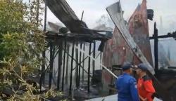 Kebakaran Rumah Panggung di Palangkaraya, Diduga Dibakar Penghuni yang Gangguan Jiwa