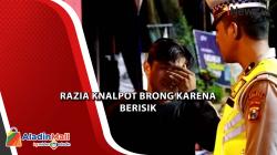 Terjaring Razia Knalpot Brong, Remaja Menangis saat Motor akan Disita di Mojokerto 