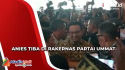 Tiba di Rakernas Partai Ummat, Teriakan Presiden Sambut Kedatangan Anies Baswedan