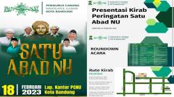 Resepsi 1 Abad NU di Kota Bandung Bakal Dimeriahkan Kirab dan Bazar UMKM<