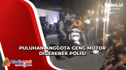 Gelar Balap Liar, Puluhan Anggota Geng Motor Digerebek Polisi di Makassar