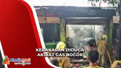Diduga akibat Gas Bocor, Warteg di Kedoya Ludes Dilalap Api