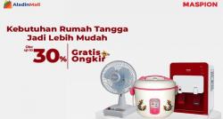 Cari Kebutuhan Rumah Tangga di AladinMall Aja, Ada Diskon s.d 30% + Gratis Ongkir!