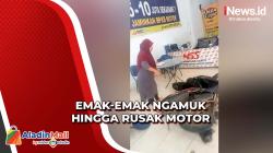 Viral Video Emak-Emak Mengamuk di Kantor Leasing di Brebes