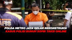 Polda Metro Jaya Gelar Rekonstruksi Kasus Polisi Bunuh Sopir Taksi Online