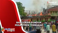 Api Lahap Bangunan Pondok Pesantren di Purwakarta, Kerugian Diperkirakan Ratusan Juta<