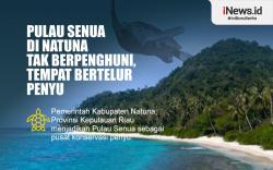 Infografis Pulau Senua di Natuna Tak Berpenghuni, Tempat Bertelur Penyu
